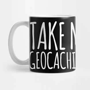 Take me Geocaching Compass Icon Mug